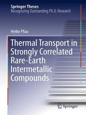 cover image of Thermal Transport in Strongly Correlated Rare-Earth Intermetallic Compounds
